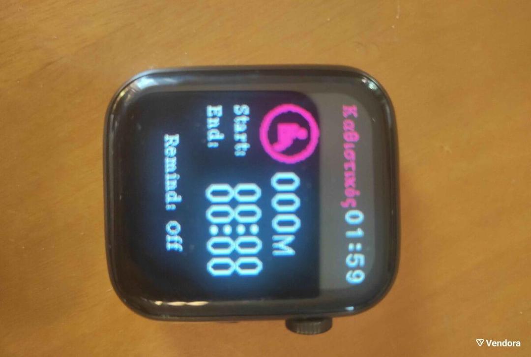 LAXASFIT i8 Pro Max Smart Watch Red Blue Silicone