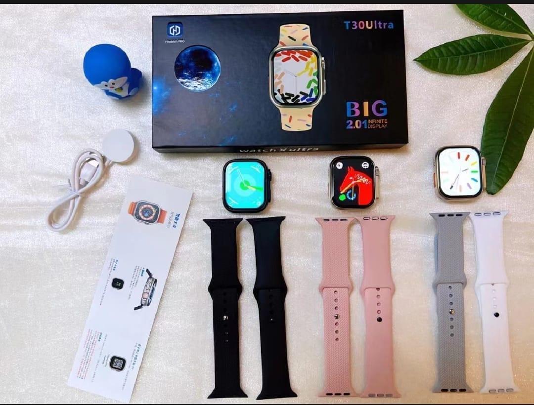Smartwatch T-30 Ultra ABS Plastic Multicolor