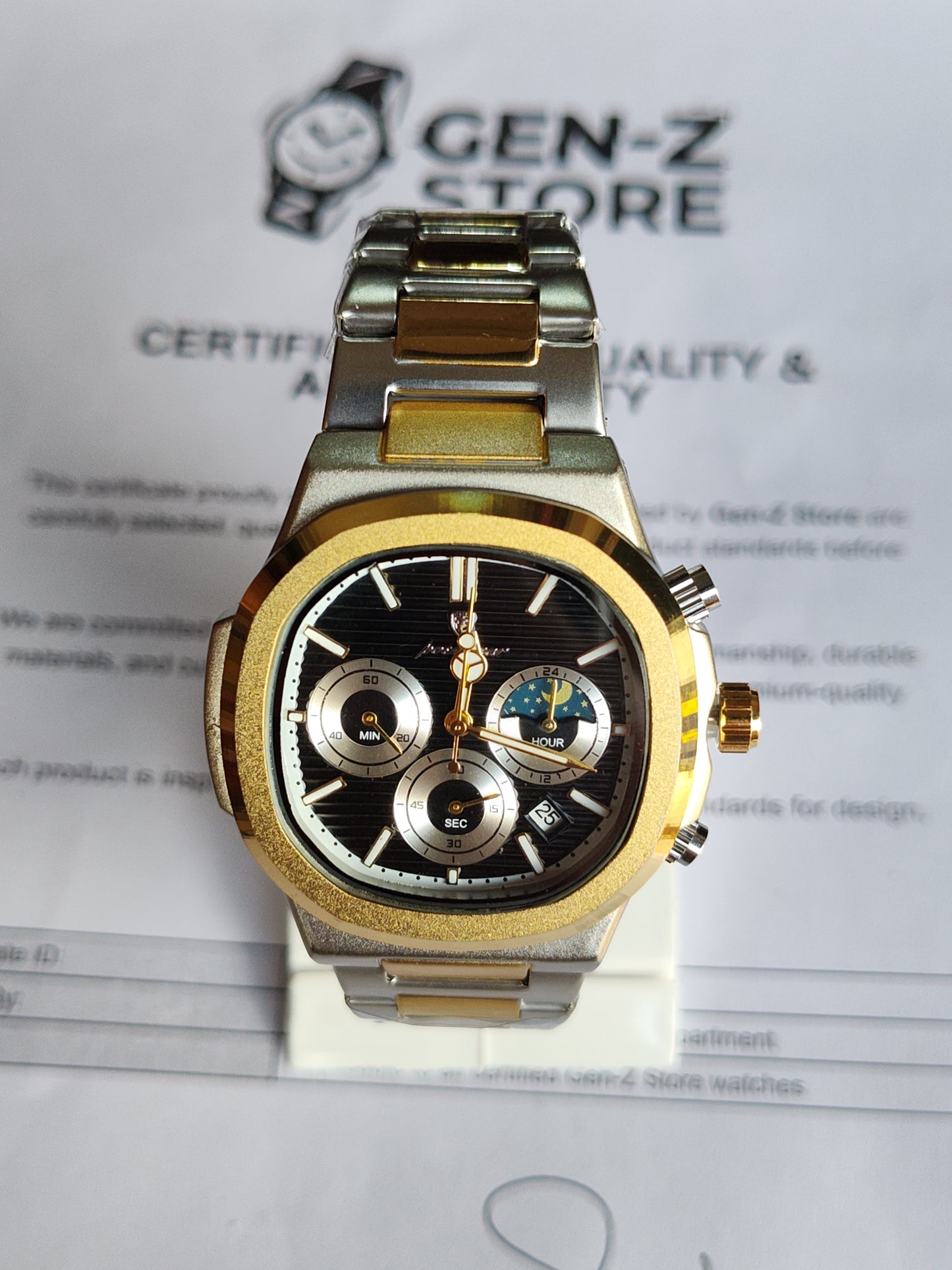 Chronograph Rose Gold Watch