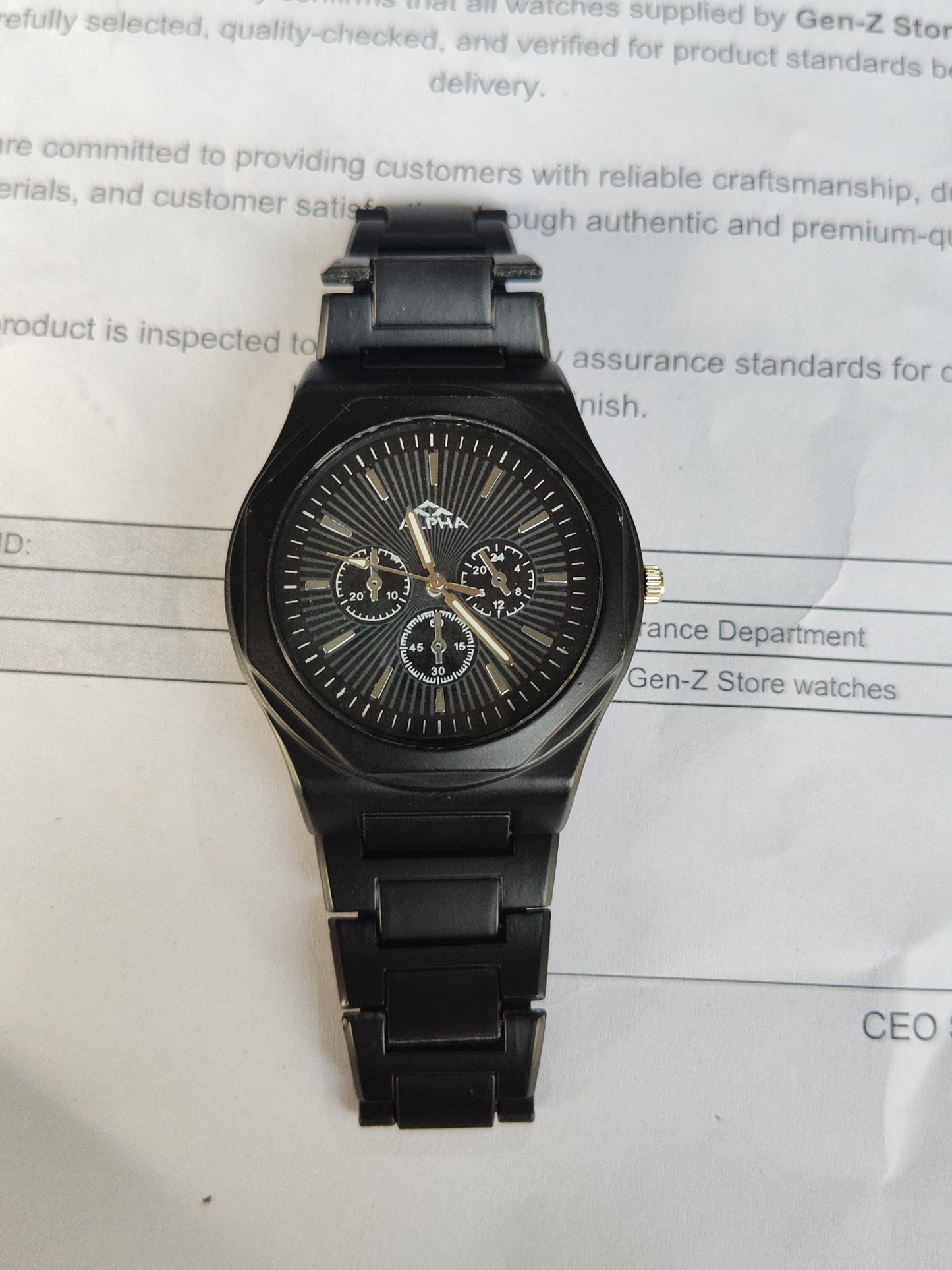 Matte Black, Octagonal/Cushion Shape