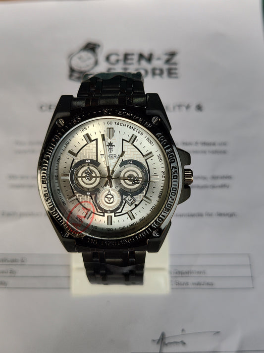Black PVD Coated, Large Sports Style