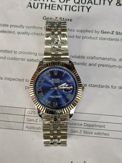 "ROLEX — Oyster Perpetual — Day-Date — Superlative Chronometer — Officially Certified — Swiss Made"